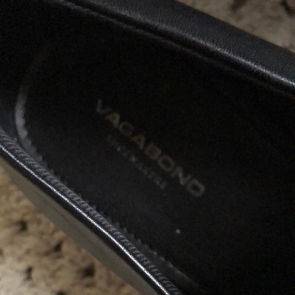 Vagabond Black Leather Women's Loafers - Picture 2 of 14